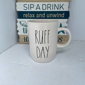 Rae Dunn Dad mug with fishing rod